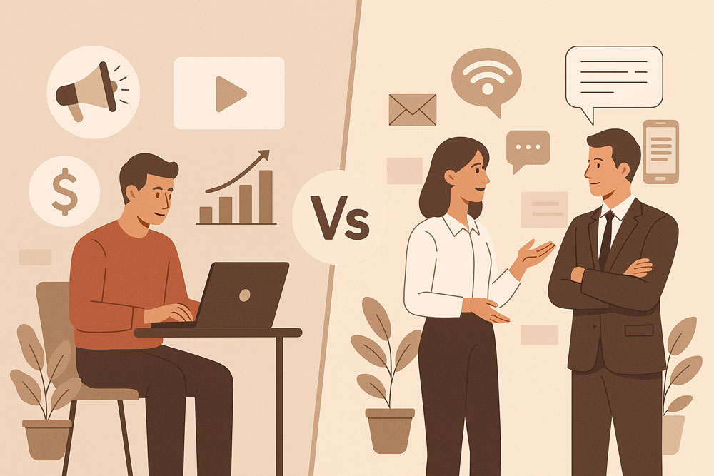 Diferencias entre una agencia de marketing digital y una agencia de comunicación
